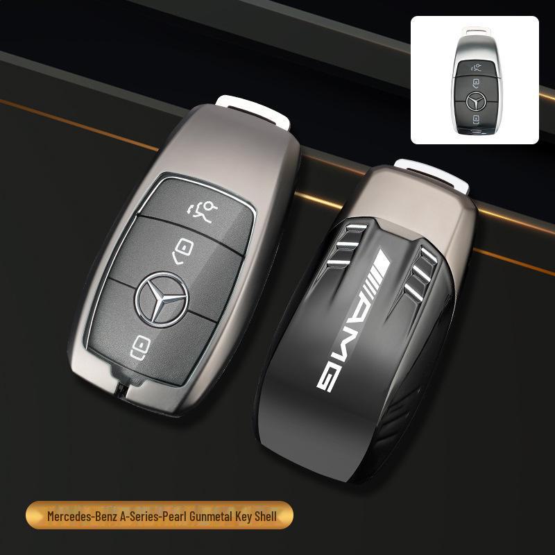 Protective Shell for Mercedes-Benz C-Class, E-Class, GLC300L, E300L, A200L, S-Class, C260L Key - Buckle Included