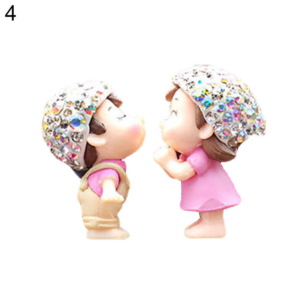 Puntos Lovely Couple Girl Boy Car Air Vent Freshener Perfume Clip Aroma Diffuser Decor
