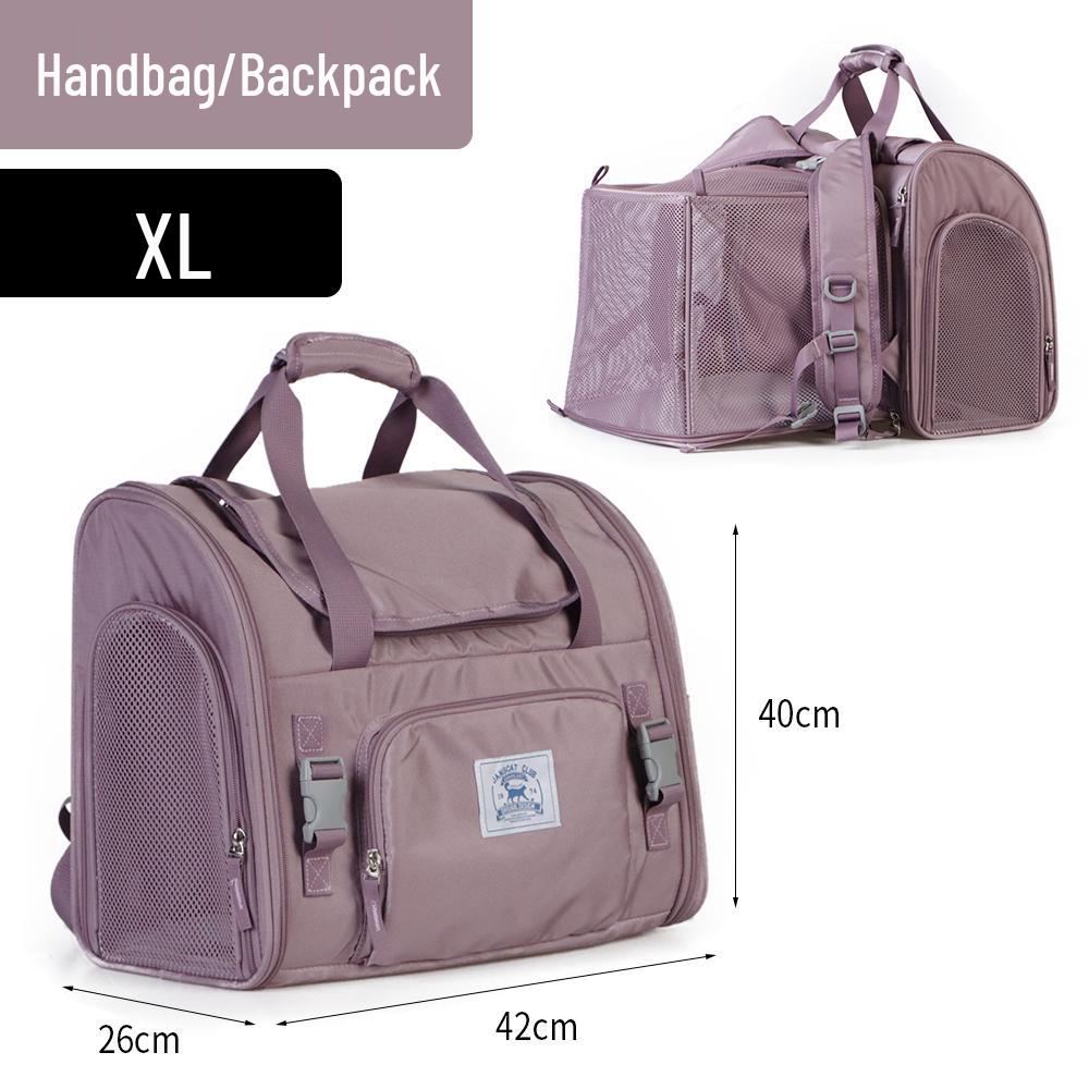 Breathable Foldable Pet Backpack for Cats - Large Capacity
