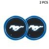 Car Logo LED Luminous Water Cup Coaster Colorful Coaster Lamps for Ford Mustang Shelby GT 350 500 Cobra 2005 2009 2014 2015 2018
