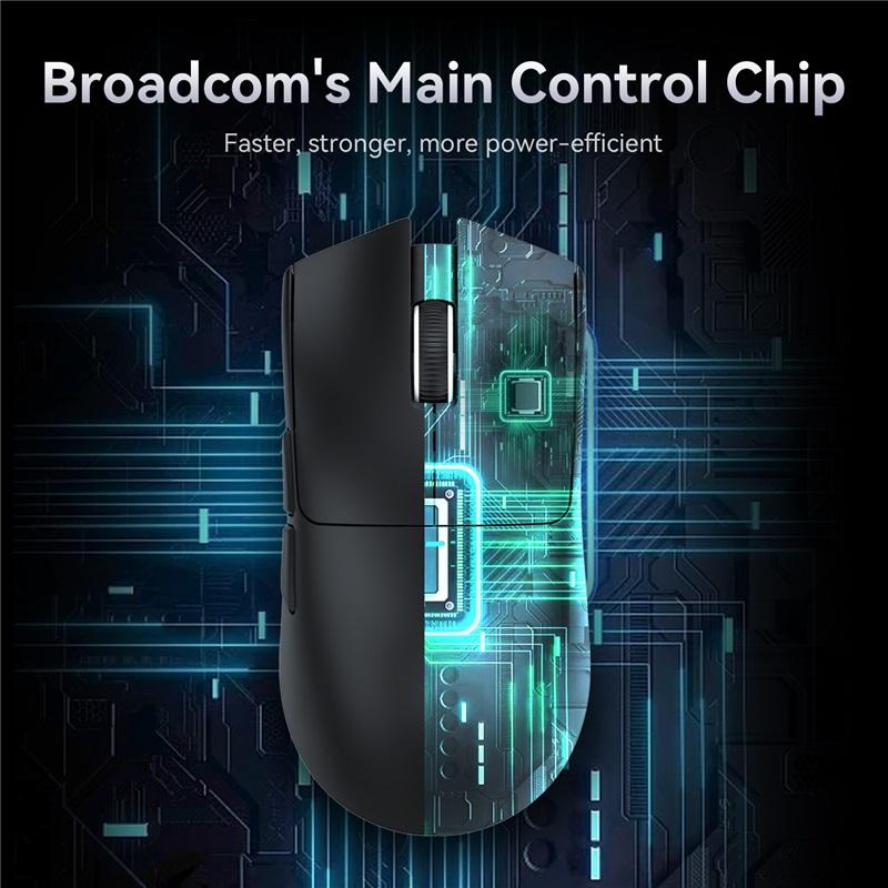 Attack Shark X11&R1 Kabellose Gaming-Maus - Tri-Mode, PAW3311 Sensor, 22K DPI, 400 IPS, RGB PC Gaming-Maus
