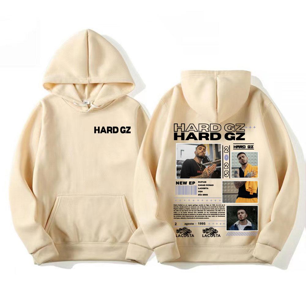 Rapper Hard Gz Lacosta 2025 Tour Graphics Hoodies Men Women's Harajuku Hip Hop Street Sweatshirt Fashion Casual Oversized Hoodie