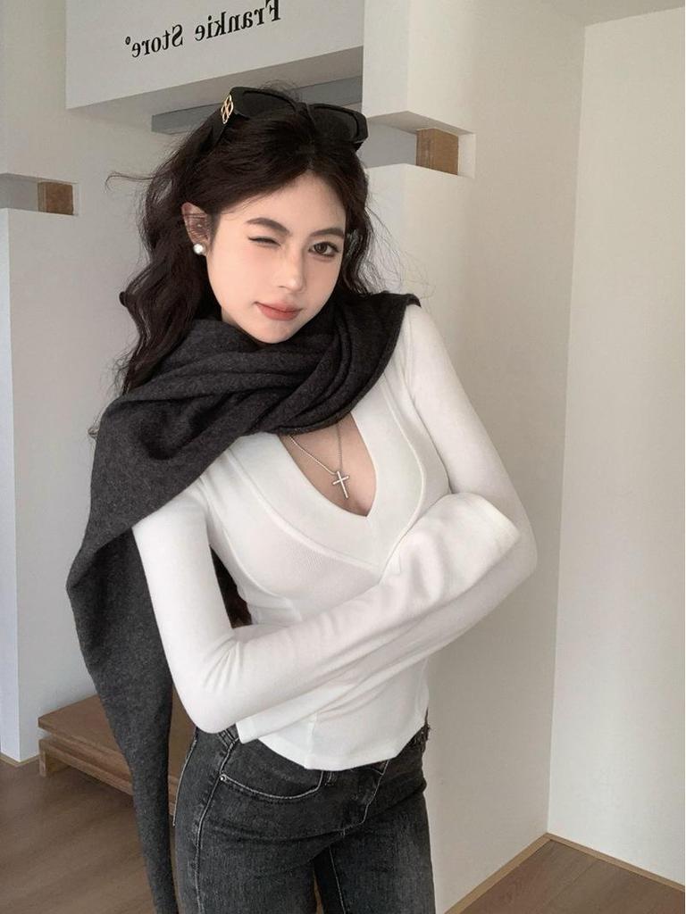 Women's Slimming Long-Sleeve Base Layer Top - Autumn/Winter, Waist-Cinching, Body-Shaping
