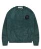 GLACK Gnt066 Laffin Hairy Pullover Knit (Green)