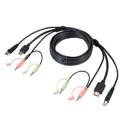 SANWA SUPPLY Câble de Commutation PC Automatique (1,8 m) SW-KHU180