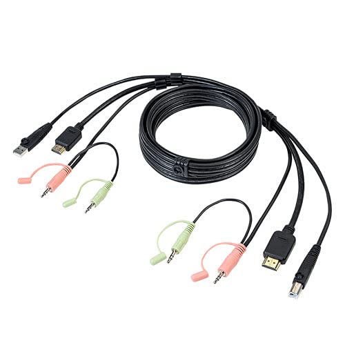 SANWA SUPPLY Automatic PC Switch Cable (1.8m) SW-KHU180