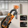 CM02 Digital Clamp Meter 1000A AC/DC Current True-RMS Multimeter Capacitance Temperature NCV Voltage Current Ohm Hz Tester