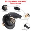RV Accessories Water Inlet Filler Durable Water Inlet Replacement Kit  Camper