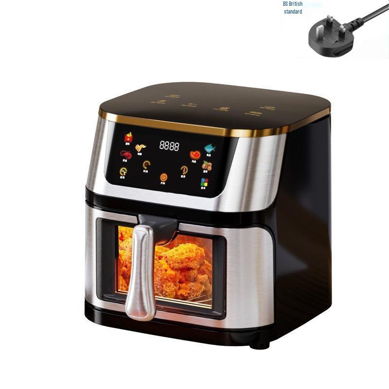 Multi-Functional Stainless Steel Air Fryer Oven with Grill and Large Capacity