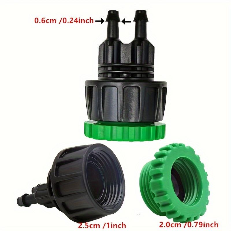 2pcs Drip Irrigation Hose Connectors Garden Faucet Adapter Drip Irrigation System Drip Hose Fittings Garden Irrigation