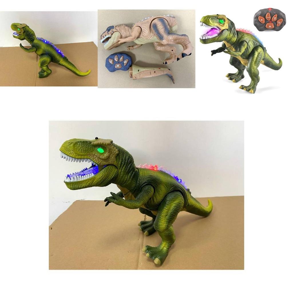 Remote Control Dinosaur Toy Glowing Walking Sounding T-rex Plastic Dinosaur Toy Educational Interactive For Kids
