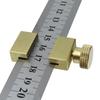 Heavy Duty Quick Install Brass Limit Stop Positioning Aid For Steel Rules No Tool Setups Measurement Gauges Accessory