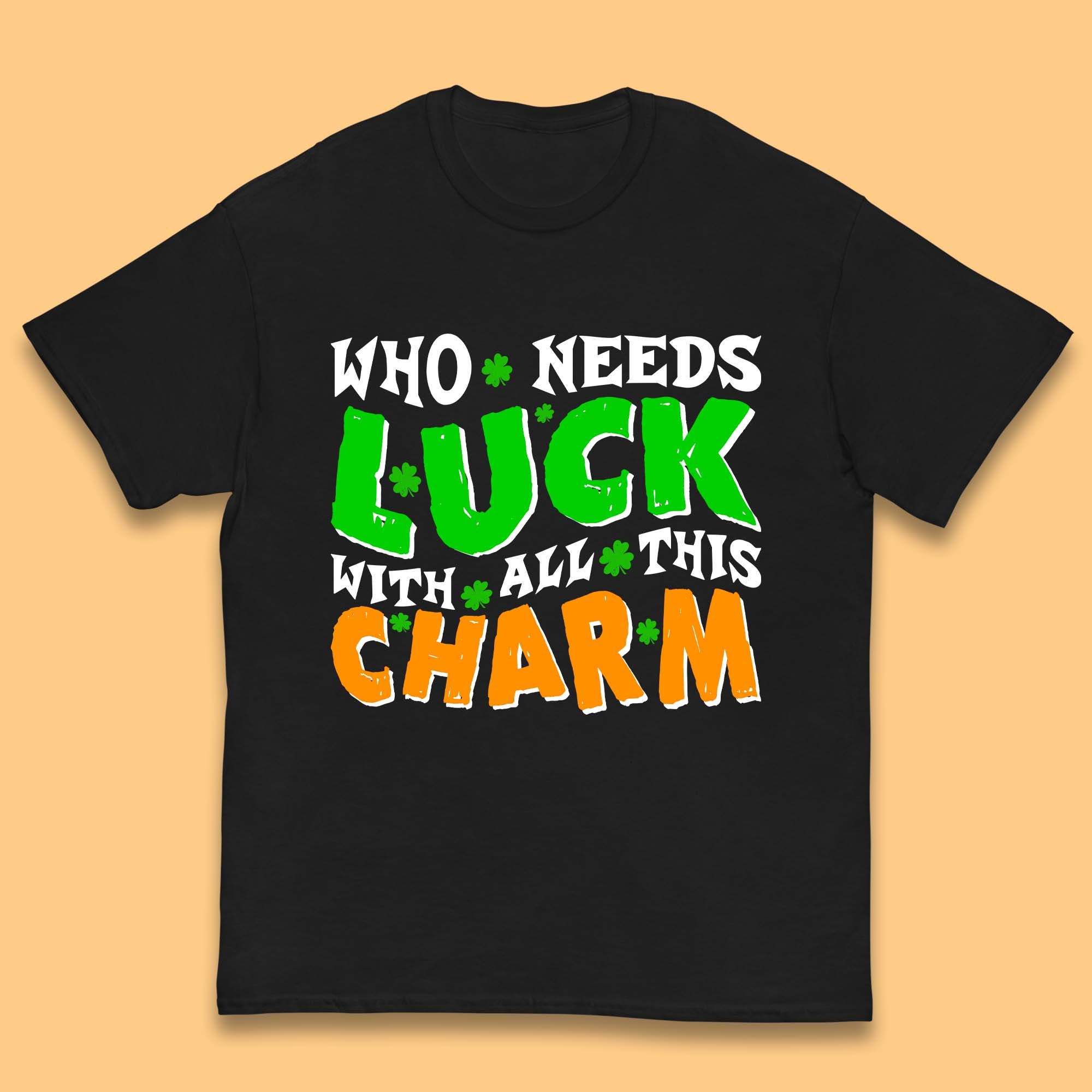 Luck With All This Charm Kids T-Shirt 110