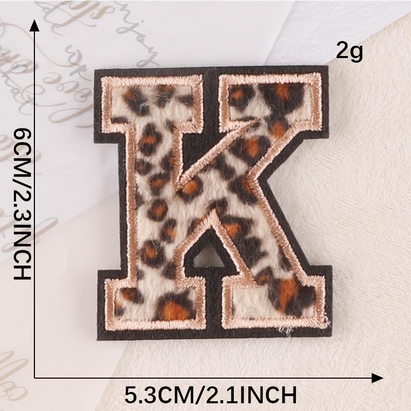 3pcs Flannel Iron-On Letter Patches, Embroidered Letter Patches, Suitable for Clothing, Dresses, Hats, Jeans, Shoes, Bags, DIY Materials
