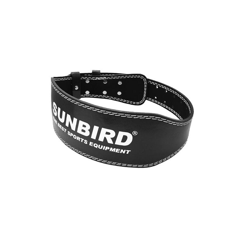 990 Men s Leather Weight Lifting Belt with Gym Cushion Pad XL