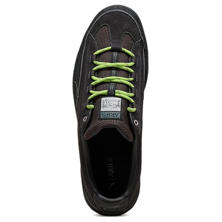 Puma Aries X Suede Black Men Sneakers Grey Charcoal-Grey 399347-01