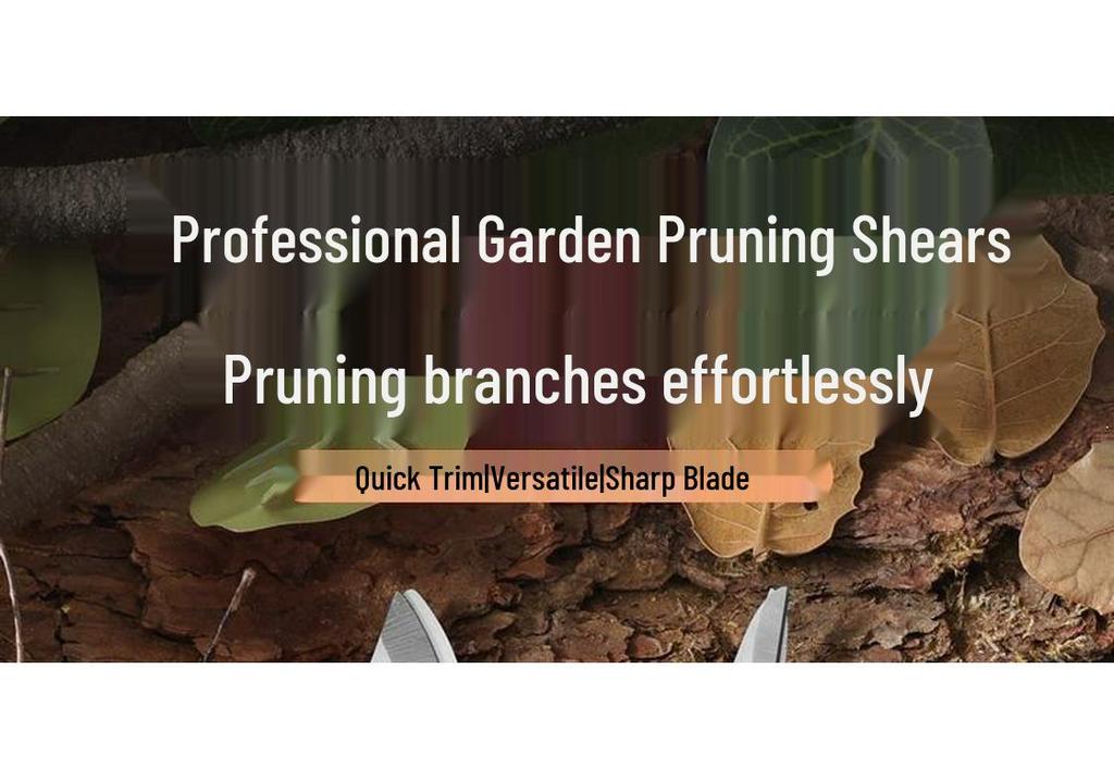 Handmade Pruning Shears & Flower Arranging Scissors – Green Plant & Branch Trimmer Specialty Tool