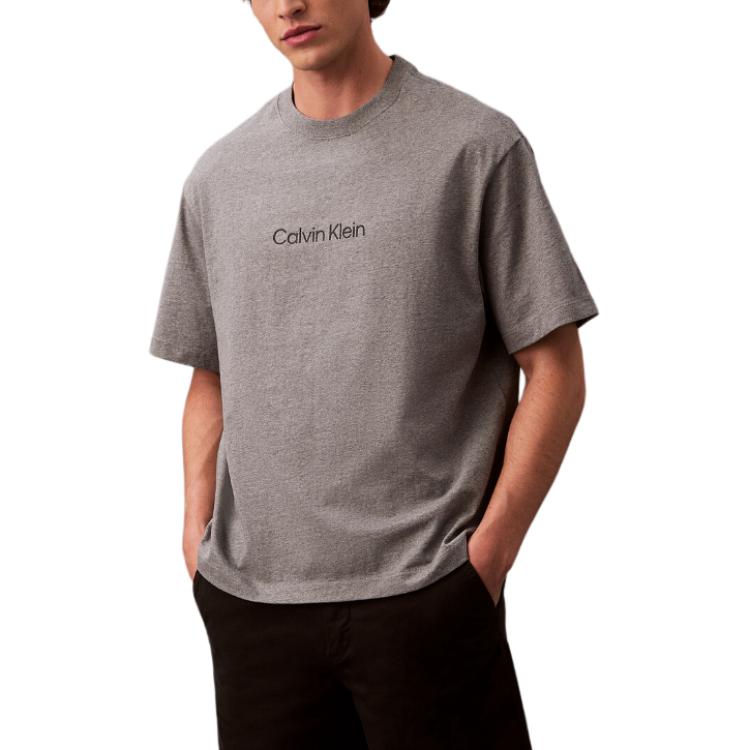 Calvin Klein T-Shirt Herren Dunkles Taupe 40HM228