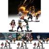 6 Charming Demon Slayer Miniature Dolls Fun Anime Keychain Capsule Toys Set