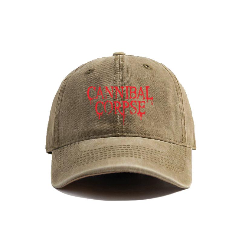 Cannibal Corpse Baseball Cap Summer Distressed Dad Hats Unisex Outdoor Adjustable Cotton Caps MZ-433