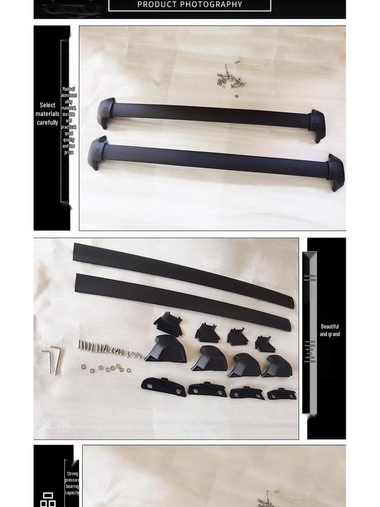 Thickened Aluminum Alloy Roof Crossbars for 17 CRV SUV - Suitable for Luggage.