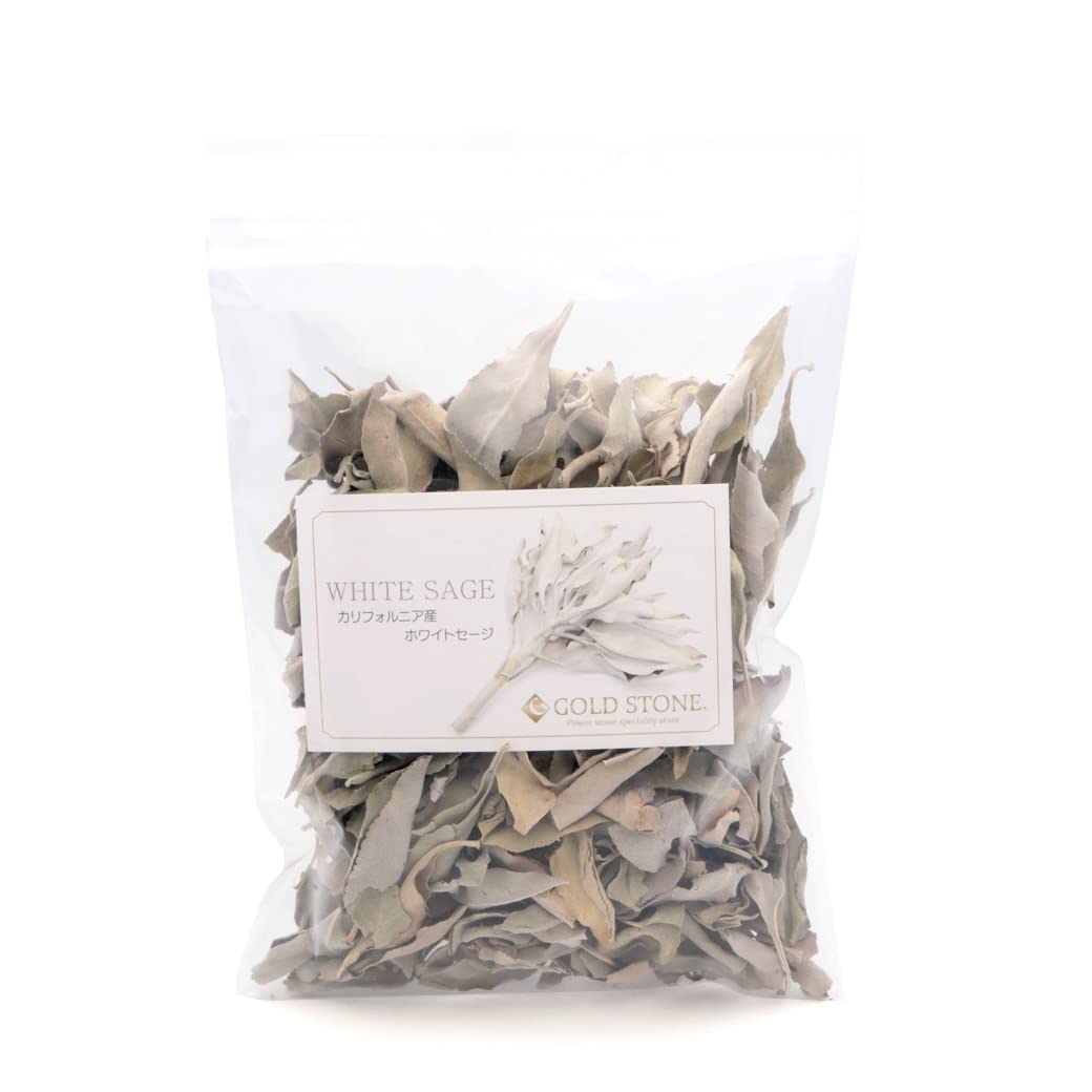 GOLD STONE white sage crushed 30g california organic