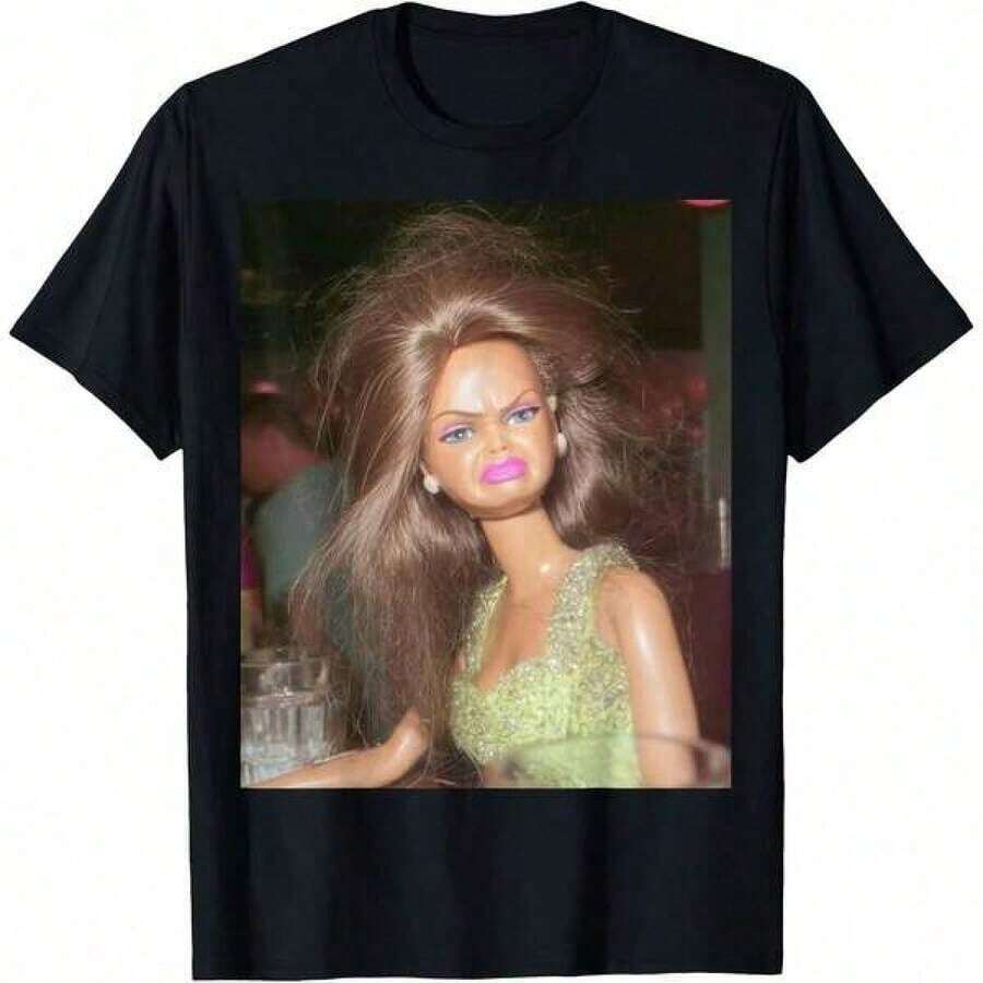 

GraphicShirt Cotton Tees Size PlusFunny Disgusting Doll Face Meme Hilarious Sarcastic Gift Tee T S