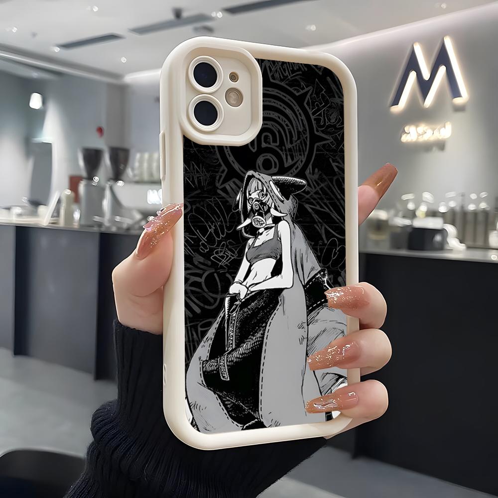 Anime A-Gachiakuta Phone Case For IPhone Air 17 Pro Max 16 E 15 14 Pro Max 13 12 11 Mini Plus Soft Silicone White Cover