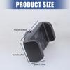 Mobile Clip Base Plastic Phone Clamps Monopod Mount Attachment for 17mm Ball Joint Suitable for Car & Desktop Stands