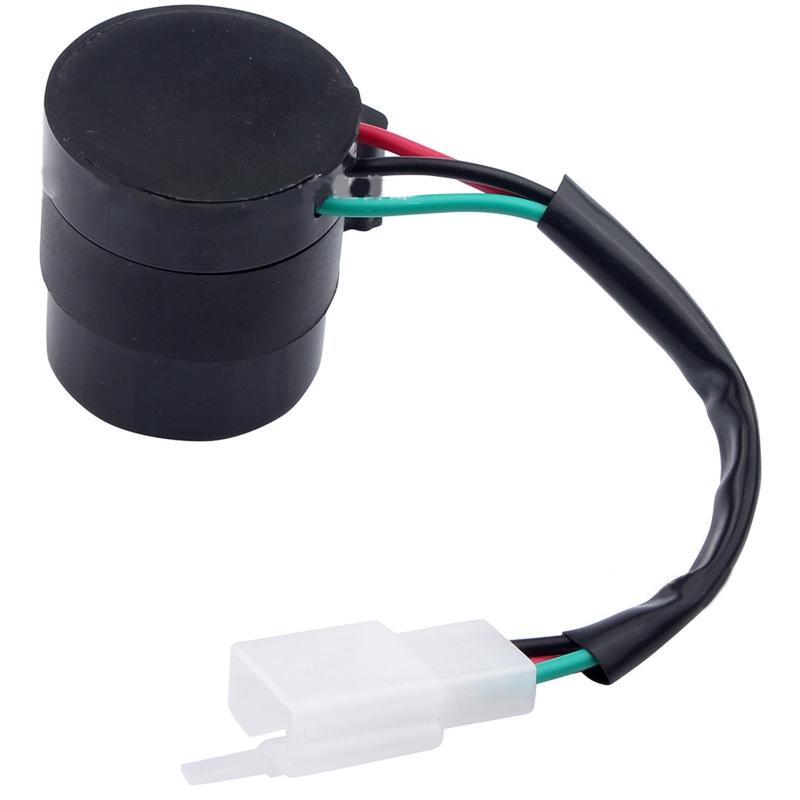 3 Pin 12V LED Flasher Relay Turn Signals Indicator Relay Blinker Hyper Flashing For GY6 50-250cc Moped ATV Pit Dirt Bike