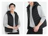 Men's Lightweight Down Vest - Sleeveless, Stand Collar, Short Style, Warm White Duck Down, Autumn/Winter Collection.