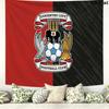 Coventry City Wall Tapestry Aesthetic Wall Hanging Printed Fabric Blanket Decorative Tapestries for Bedroom Living Room Home Decor