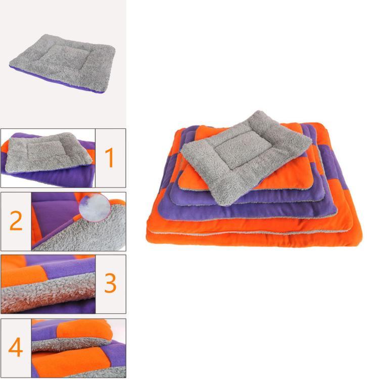 Pet Bedding Mat With Pp Cotton And Flannel For Dogs And Cats Winter Comfort