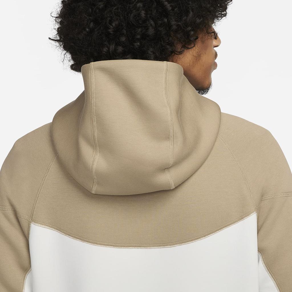 Nike Logo Casual Long Sleeve Hoodie Men Hoodies Summit-White Khaki Black FB7922-121