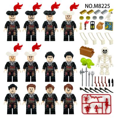 12 τεμ Δημιουργική Σειρά Πειρατικό Πλήρωμα Μίνι Φιγούρες Δομικά Στοιχεία Παιχνίδια