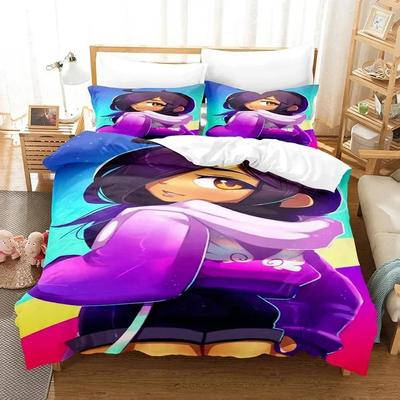 3D Druck Cartoon Anime Aphmau Bettwäscheset Bettbezug Bettset Steppdecke Kissenbezug Bettdecke King Queen Größe Jungen Erwachsene