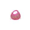 New Ladies Acrylic Crescent Evening Mini Shoulder Bag - Elegant Dazzling Color Handbag