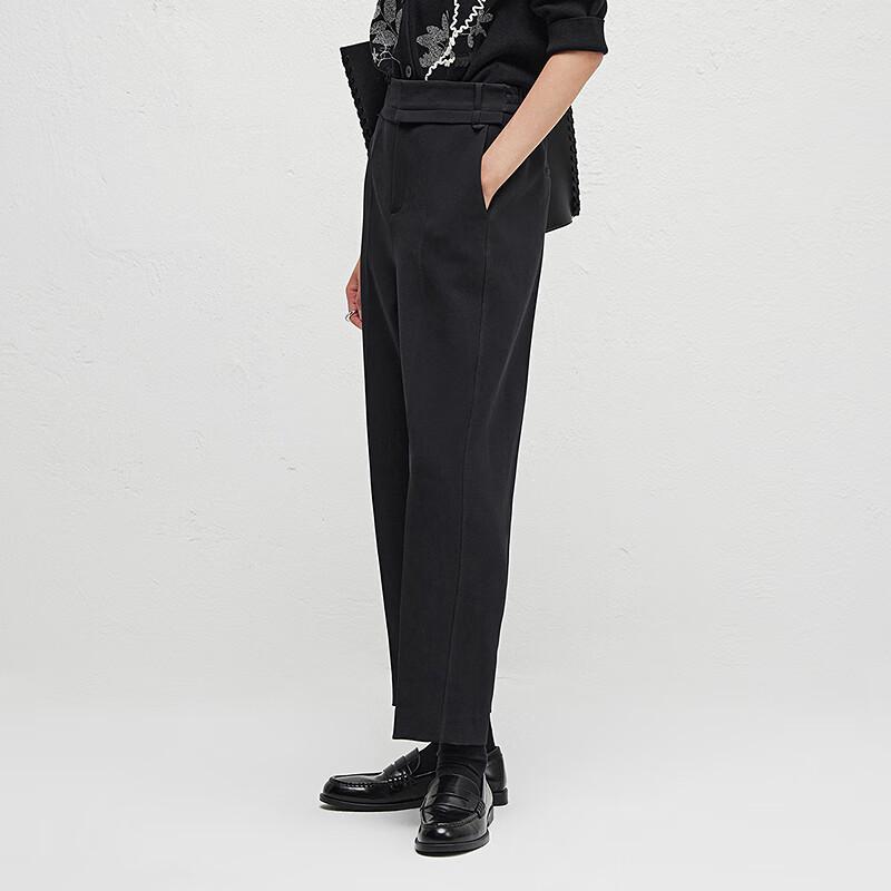 Broadcast High-Waisted Straight-Leg Trousers