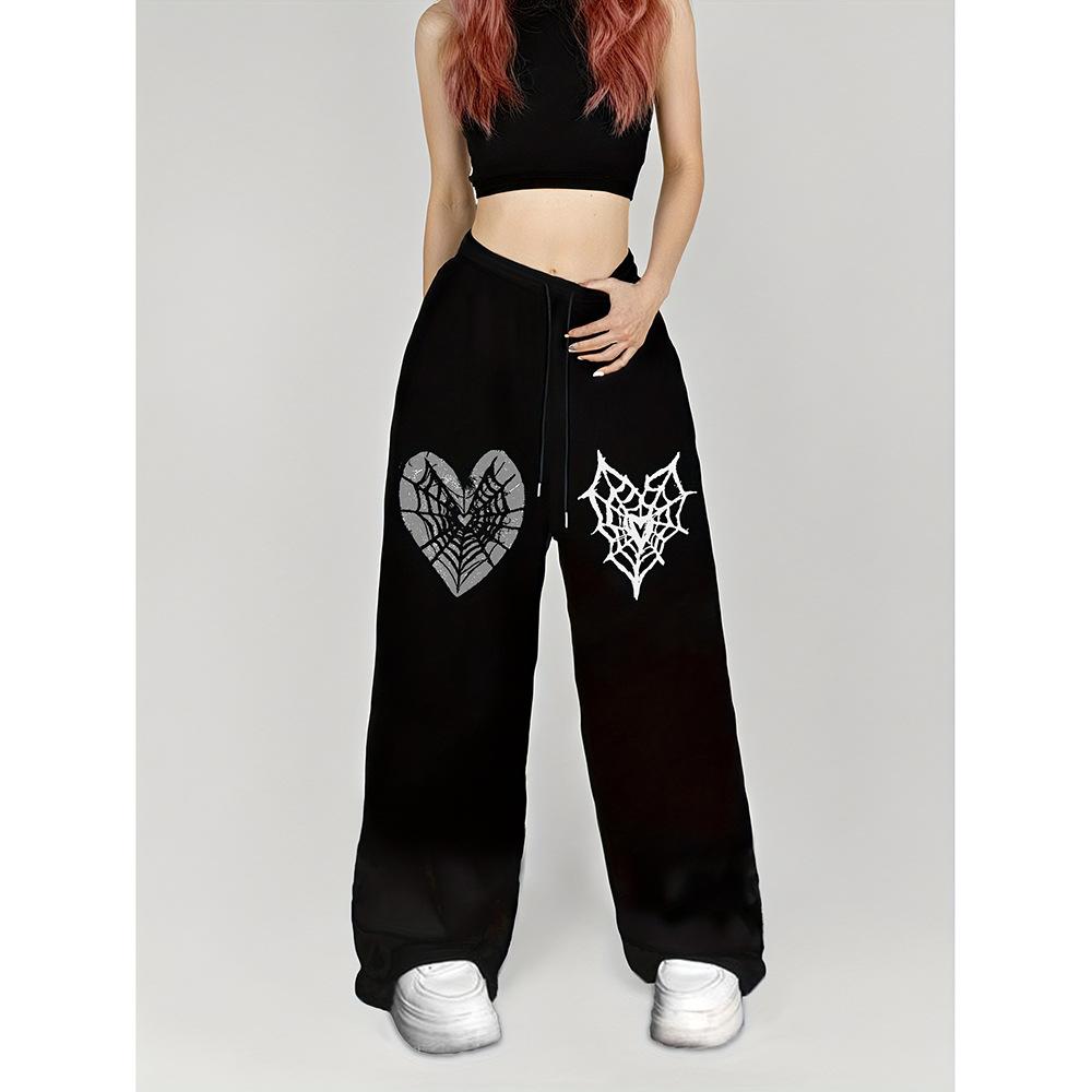 High Street Hip Hop Trend Casual Pants Men's Summer New Loose Niche Straight Versatile Long Pants