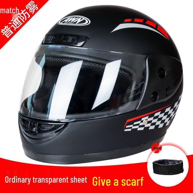 

Unisex Windproof Neck Gaiter Helmet: Warm, Thickened Full-Face Protection for Motorcycle and Electric Vehicle Riders Windproof Hat with Free Gaiter