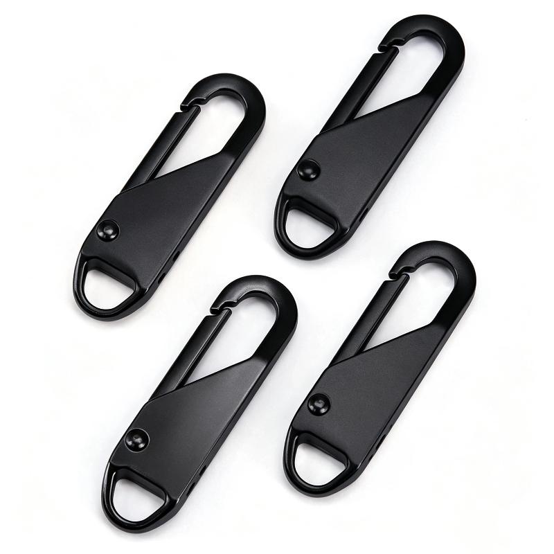 4/8Pcs Reusable Detachable Zipper Pull Replacement Tool Free for Jackets Bags Luggage Winter Coats Purses