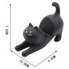 Cute Lazy Bracket Cat Shape Resin Phone Holder Desktop Stand Fixing Mini Portable Multi-functional Holder On Car or Desk Decorat