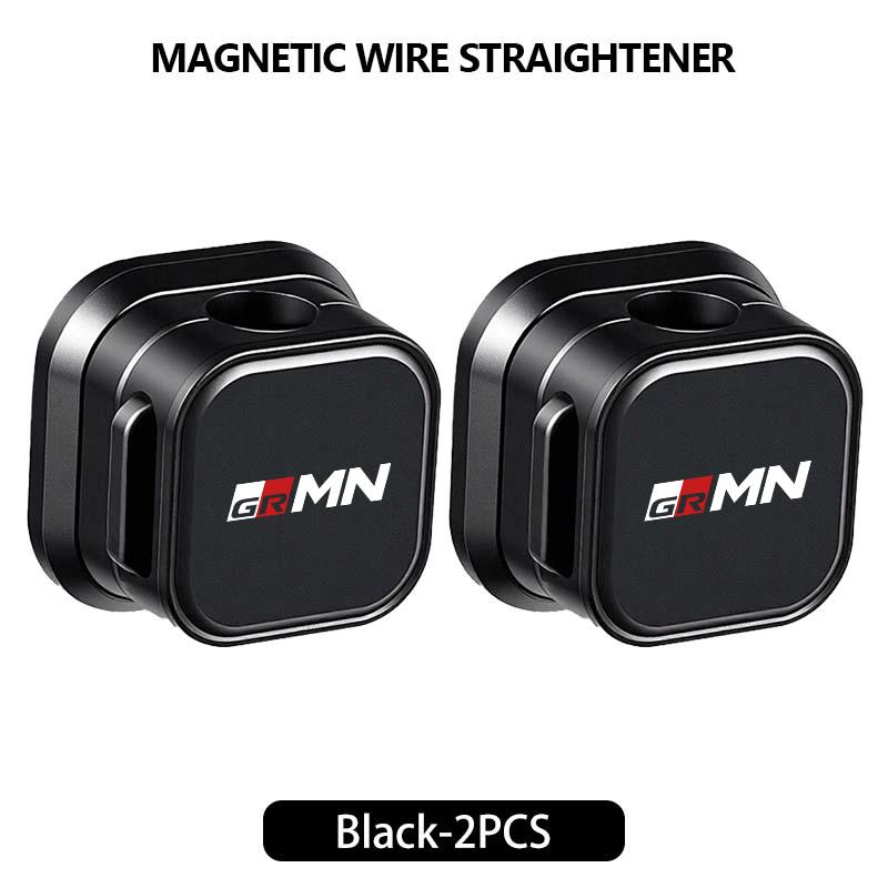 Multifunction Portable Magnetic Cable Clip Adjustable Cord Cable Organizer Holder For Toyota Crown Yaris Corolla Prius Auris CHR