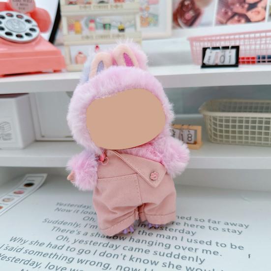 Oblečení pro panenku 17cm La Bubu Rybářský klobouk a sada overalů