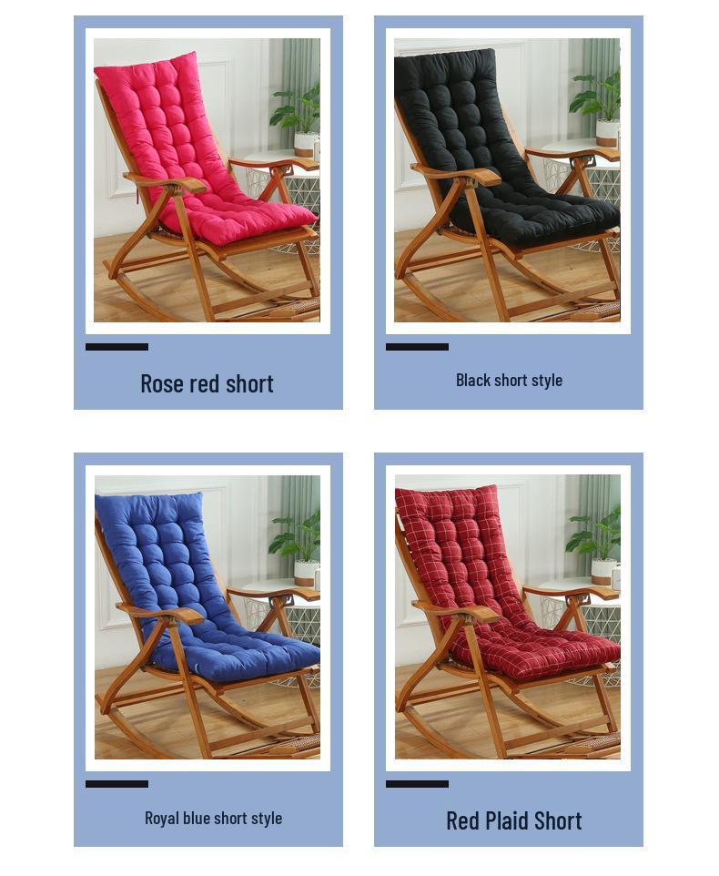Thickened Winter Rocking Chair Cushion for Recliners and Folding Chairs