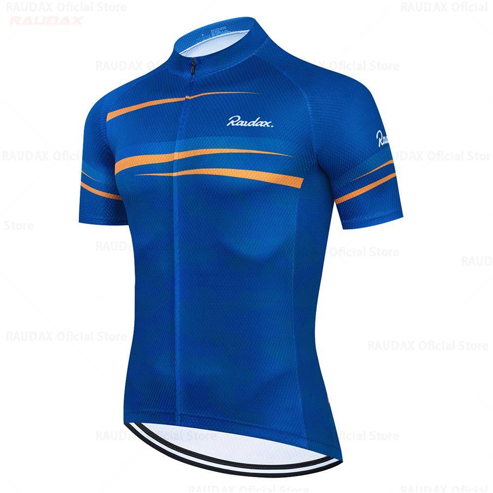 Raudax Cycling Jersey Men's Summer Short Sleeve Bike Shirts MTB Cycling Clothing Ropa Maillot Ciclismo Racing Bicycle Clothes