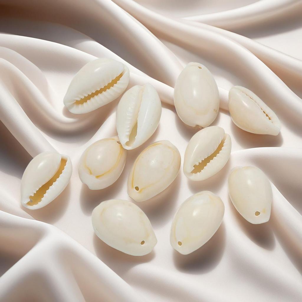 Hand-Drilled Natural Seashell Pendant for DIY Jewelry: Necklace and Bracelet Accessories
