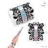 100Pcs/Lot French Nail Form Tips Nail Sticker Extension Acrylic UV Gel Curve False Nails Art Tools DIY Guide Forms Manicure Set