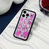 Wildflower Ice Skates Phone Case for iPhone 16pro 12 13 14 15 16 Pro Max Plus 17pro Max Colorful Butterfly Punk Girl Back Cover