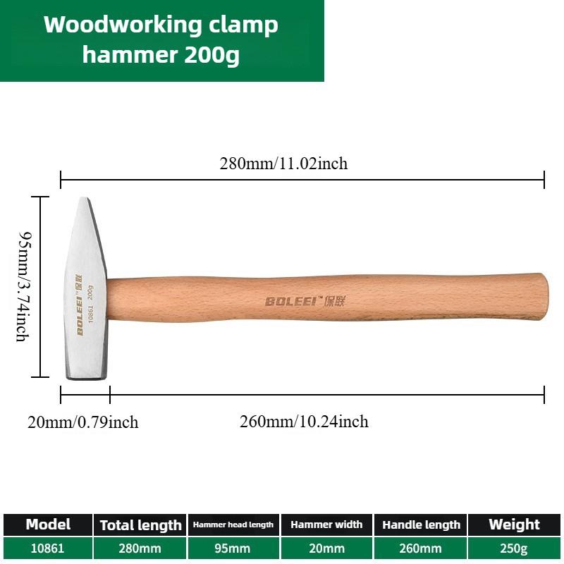 

Multi-purpose Welding Chipping Mini Wooden Handle Hammers Fitter Hammer Wood Working Tools Removing Repairing